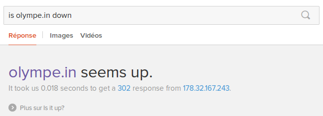 Is monsite down ? Savoir si un site est hors ligne